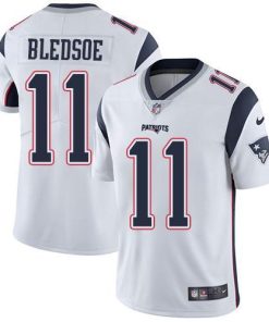 Nike New England Patriots #11 Drew Bledsoe White Men's Stitched NFL Vapor Untouchable Limited Jersey Men's