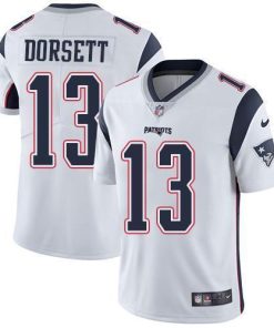 Nike New England Patriots #13 Phillip Dorsett White Men's Stitched NFL Vapor Untouchable Limited Jersey Men's