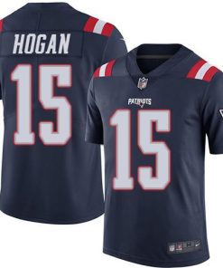 Nike New England Patriots #15 Chris Hogan Navy Blue Men's Stitched NFL Limited Rush Jersey Men's