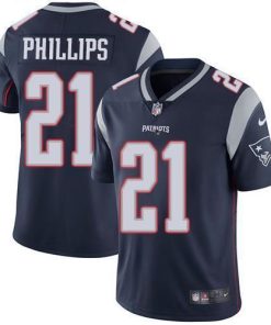 Nike New England Patriots #21 Adrian Phillips Navy Blue Team Color Men's Stitched NFL Vapor Untouchable Limited Jersey Men's