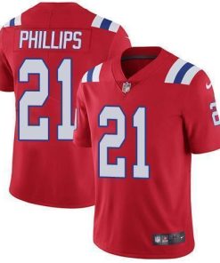 Nike New England Patriots #21 Adrian Phillips Red Alternate Men's Stitched NFL Vapor Untouchable Limited Jersey Men's