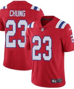 Nike New England Patriots #23 Patrick Chung Red Alternate Men's Stitched NFL Vapor Untouchable Limited Jersey Men's