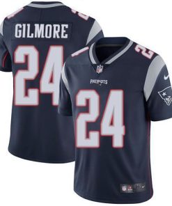 Nike New England Patriots #24 Stephon Gilmore Navy Blue Team Color Men's Stitched NFL Vapor Untouchable Limited Jersey Men's