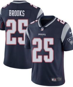 Nike New England Patriots #25 Terrence Brooks Navy Blue Team Color Men's Stitched NFL Vapor Untouchable Limited Jersey Men's
