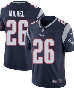 Nike New England Patriots #26 Sony Michel Navy Blue Team Color Men's Stitched NFL Vapor Untouchable Limited Jersey Men's