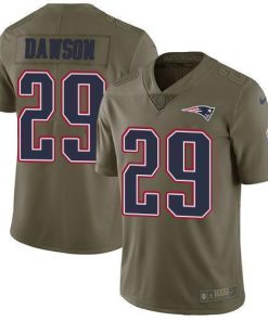 Nike New England Patriots #29 Duke Dawson Olive Men's Stitched NFL Limited 2017 Salute To Service Jersey Men's