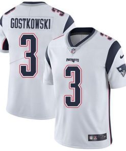 Nike New England Patriots #3 Stephen Gostkowski White Men's Stitched NFL Vapor Untouchable Limited Jersey Men's