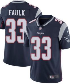 Nike New England Patriots #33 Kevin Faulk Navy Blue Team Color Men's Stitched NFL Vapor Untouchable Limited Jersey Men's