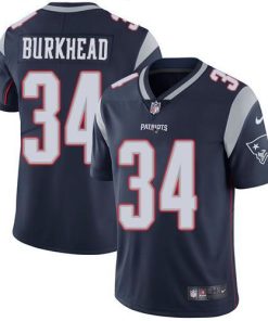 Nike New England Patriots #34 Rex Burkhead Navy Blue Team Color Men's Stitched NFL Vapor Untouchable Limited Jersey Men's