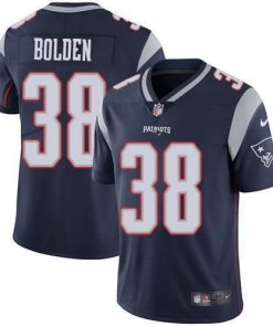 Nike New England Patriots #38 Brandon Bolden Navy Blue Team Color Men's Stitched NFL Vapor Untouchable Limited Jersey Men's
