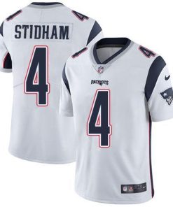 Nike New England Patriots #4 Jarrett Stidham White Men's Stitched NFL Vapor Untouchable Limited Jersey Men's