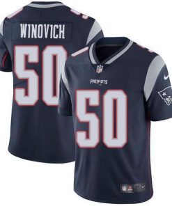 Nike New England Patriots #50 Chase Winovich Navy Blue Team Color Men's Stitched NFL Vapor Untouchable Limited Jersey Men's