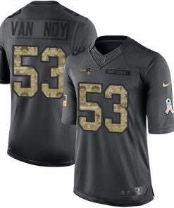 Nike New England Patriots #53 Kyle Van Noy Black Men's Stitched NFL Limited 2016 Salute To Service Jersey Men's