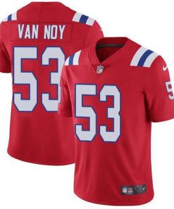 Nike New England Patriots #53 Kyle Van Noy Red Alternate Men's Stitched NFL Vapor Untouchable Limited Jersey Men's