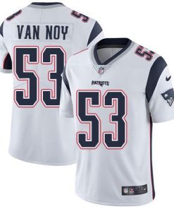 Nike New England Patriots #53 Kyle Van Noy White Men's Stitched NFL Vapor Untouchable Limited Jersey Men's