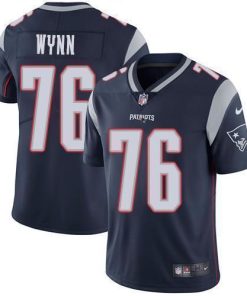 Nike New England Patriots #76 Isaiah Wynn Navy Blue Team Color Men's Stitched NFL Vapor Untouchable Limited Jersey Men's