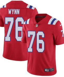 Nike New England Patriots #76 Isaiah Wynn Red Alternate Men's Stitched NFL Vapor Untouchable Limited Jersey Men's