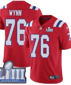 Nike New England Patriots #76 Isaiah Wynn Red Alternate Super Bowl LIII Bound Men's Stitched NFL Vapor Untouchable Limited Jersey Men's