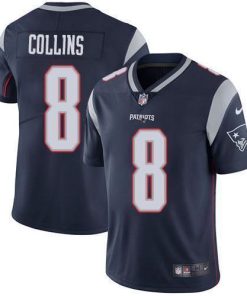 Nike New England Patriots #8 Jamie Collins Sr Navy Blue Team Color Men's Stitched NFL Vapor Untouchable Limited Jersey Men's