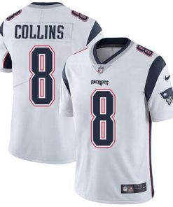 Nike New England Patriots #8 Jamie Collins Sr White Men's Stitched NFL Vapor Untouchable Limited Jersey Men's