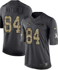 Nike New England Patriots #84 Benjamin Watson Black Men's Stitched NFL Limited 2016 Salute To Service Jersey Men's
