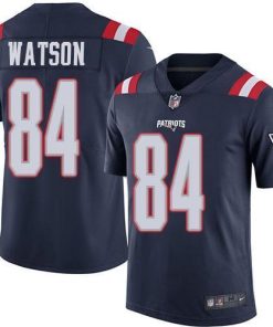 Nike New England Patriots #84 Benjamin Watson Navy Blue Men's Stitched NFL Limited Rush Jersey Men's