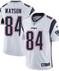 Nike New England Patriots #84 Benjamin Watson White Men's Stitched NFL Vapor Untouchable Limited Jersey Men's