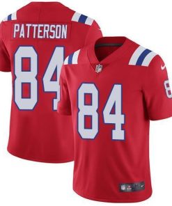 Nike New England Patriots #84 Cordarrelle Patterson Red Alternate Men's Stitched NFL Vapor Untouchable Limited Jersey Men's