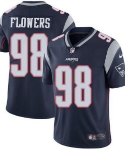 Nike New England Patriots #98 Trey Flowers Navy Blue Team Color Men's Stitched NFL Vapor Untouchable Limited Jersey Men's