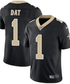 Nike New Orleans Saints #1 Who Dat Black Team Color Men's Stitched NFL Vapor Untouchable Limited Jersey Men's