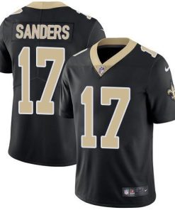 Nike New Orleans Saints #17 Emmanuel Sanders Black Team Color Men's Stitched NFL Vapor Untouchable Limited Jersey Men's