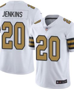 Nike New Orleans Saints #20 Janoris Jenkins White Men's Stitched NFL Limited Rush Jersey Men's