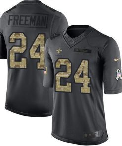 Nike New Orleans Saints #24 Devonta Freeman Black Men's Stitched NFL Limited 2016 Salute to Service Jersey Men's
