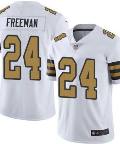 Nike New Orleans Saints #24 Devonta Freeman White Men's Stitched NFL Limited Rush Jersey Men's