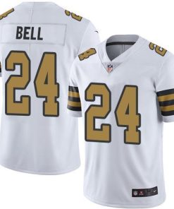 Nike New Orleans Saints #24 Vonn Bell White Men's Stitched NFL Limited Rush Jersey Men's