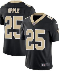 Nike New Orleans Saints #25 Eli Apple Black Team Color Men's Stitched NFL Vapor Untouchable Limited Jersey Men's