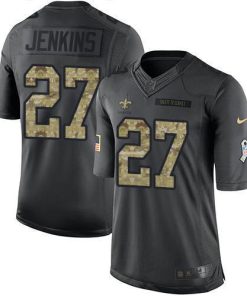 Nike New Orleans Saints #27 Malcolm Jenkins Black Men's Stitched NFL Limited 2016 Salute to Service Jersey Men's
