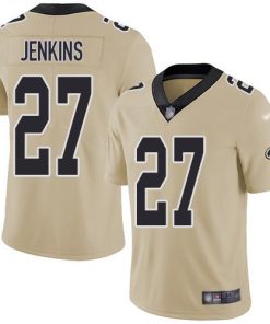 Nike New Orleans Saints #27 Malcolm Jenkins Gold Men's Stitched NFL Limited Inverted Legend Jersey Men's