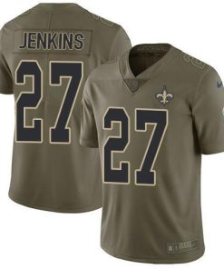 Nike New Orleans Saints #27 Malcolm Jenkins Olive Men's Stitched NFL Limited 2017 Salute To Service Jersey Men's