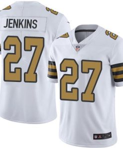 Nike New Orleans Saints #27 Malcolm Jenkins White Men's Stitched NFL Limited Rush Jersey Men's