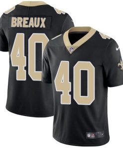 Nike New Orleans Saints #40 Delvin Breaux Black Team Color Men's Stitched NFL Vapor Untouchable Limited Jersey Men's