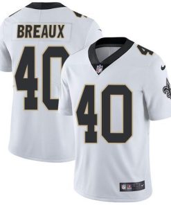 Nike New Orleans Saints #40 Delvin Breaux White Men's Stitched NFL Vapor Untouchable Limited Jersey Men's