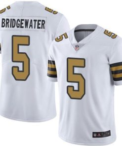 Nike New Orleans Saints #5 Teddy Bridgewater White Men's Stitched NFL Limited Rush Jersey Men's