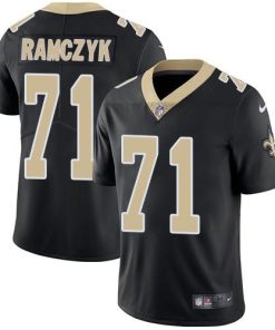 Nike New Orleans Saints #71 Ryan Ramczyk Black Team Color Men's Stitched NFL Vapor Untouchable Limited Jersey Men's