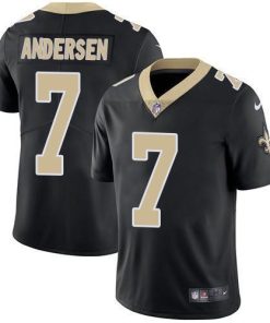 Nike New Orleans Saints #7 Morten Andersen Black Team Color Men's Stitched NFL Vapor Untouchable Limited Jersey Men's