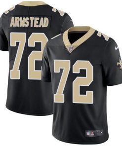 Nike New Orleans Saints #72 Terron Armstead Black Team Color Men's Stitched NFL Vapor Untouchable Limited Jersey Men's