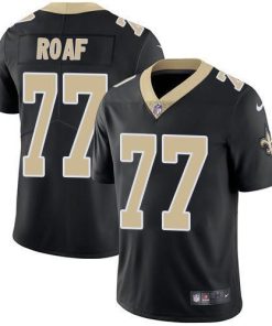 Nike New Orleans Saints #77 Willie Roaf Black Team Color Men's Stitched NFL Vapor Untouchable Limited Jersey Men's