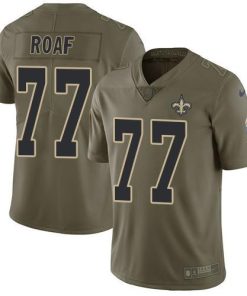 Nike New Orleans Saints #77 Willie Roaf Olive Men's Stitched NFL Limited 2017 Salute To Service Jersey Men's