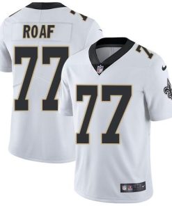 Nike New Orleans Saints #77 Willie Roaf White Men's Stitched NFL Vapor Untouchable Limited Jersey Men's