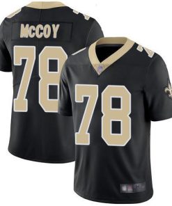 Nike New Orleans Saints #78 Erik McCoy Black Team Color Men's Stitched NFL Vapor Untouchable Limited Jersey Men's